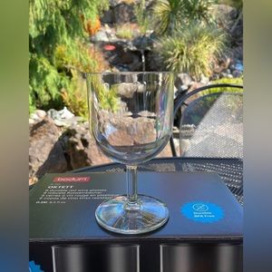 6 Red Wine Glasses, BPA Free (4 have never been used)